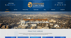 Desktop Screenshot of costanzo-law.com